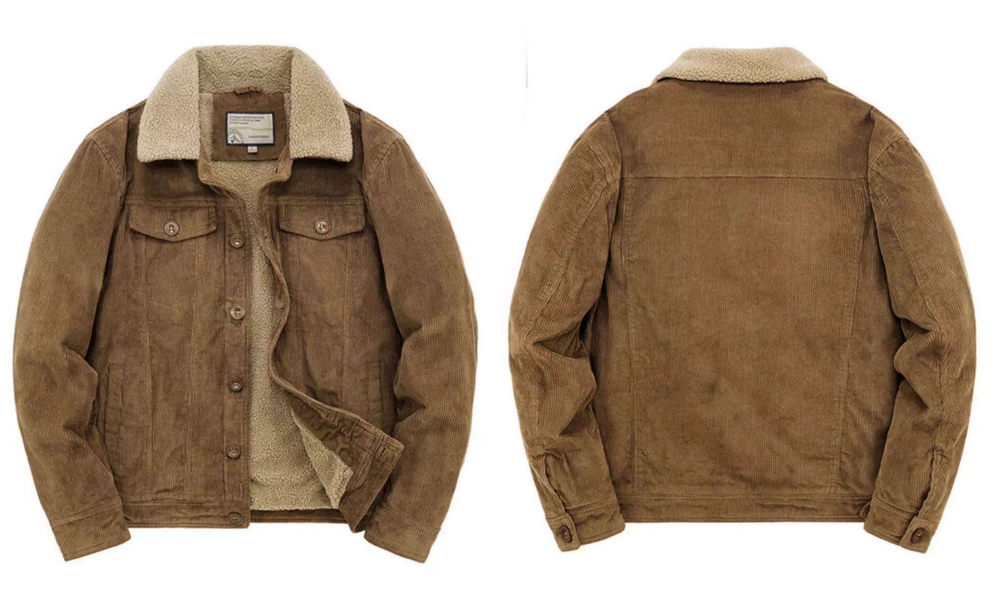 Men's Vintage Fleece Corduroy Jacket