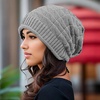 Image 7: 1x oder 2x Gestrickte Wintermütze