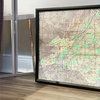 Image 1: Custom LED Aviation Weather Map w/w/o Overlays and/or OLED Screen