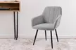 Fauteuil "Odette" avec pieds en métal et structure en bois, livraison offerte - Second Medium