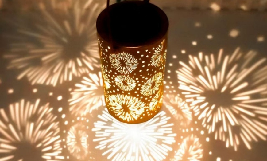 Image 8: Butterfly Solar Garden Lantern Decorative Outdoor Light