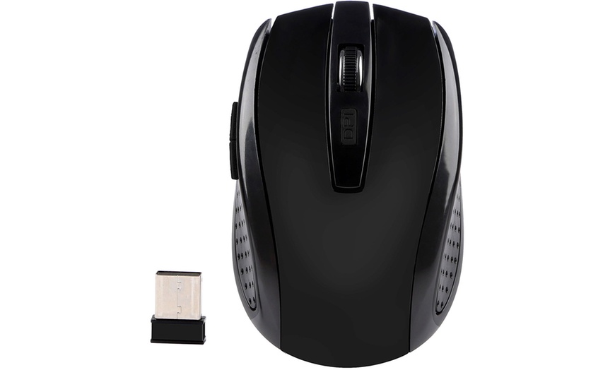 Image 5: Ergonomic Wireless Optical Mouse
