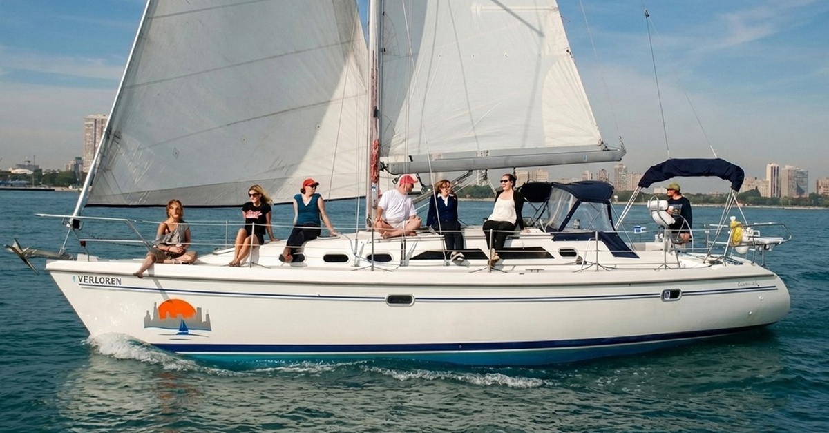 Enjoy a Private 2-Hour Sailboat Charter on Lake Michigan with a Captain for Up to 8 People