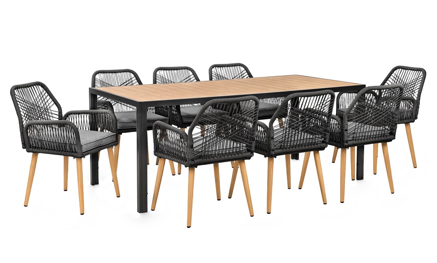 Image 10: Set da pranzo da giardino per 6 o 8 persone con tavolo Swing&Harmonie