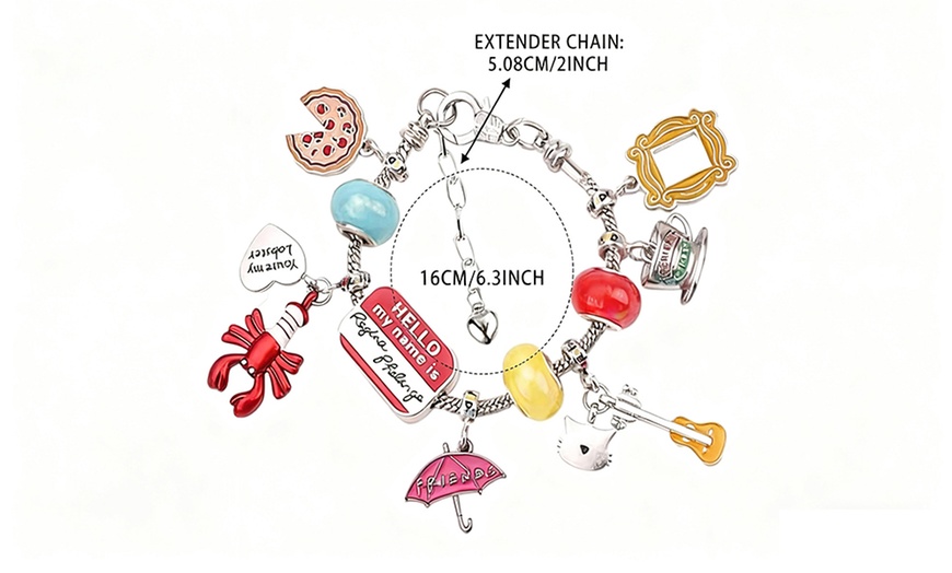 Image 3: Friends Inspired Bracelet Advent Calendar; 24 Charms and Accessories