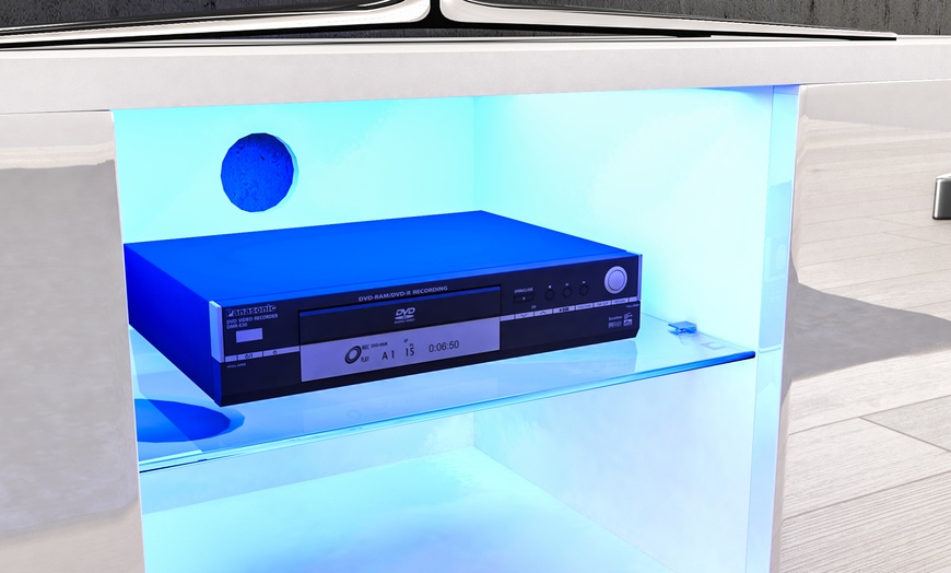 Image 37: Vida Designs Cosmo Two-Door TV Unit with Optional LED