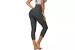 Women Slimming High Waist Ruched Workout Leggings Booty Yoga Pants Tights - Second Medium
