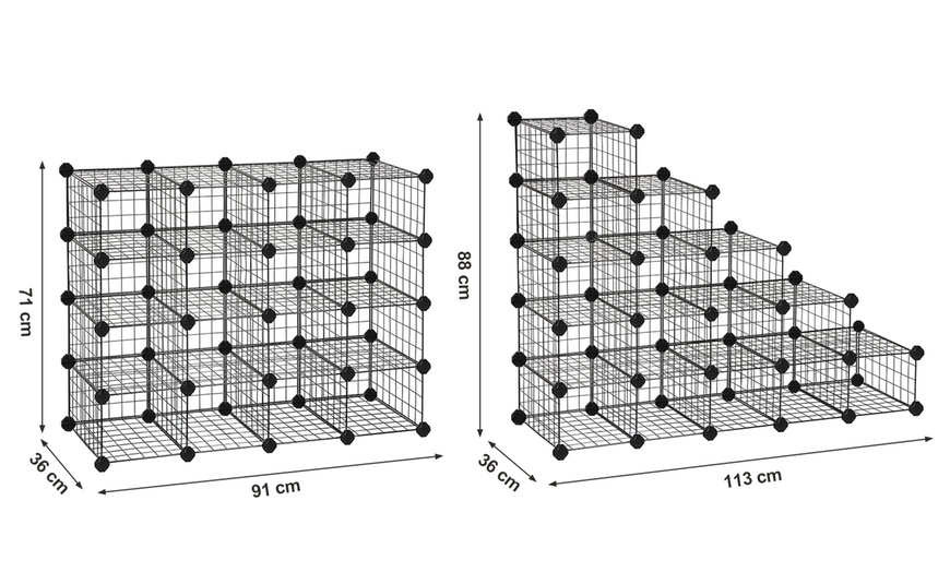 Image 6: Gitter-Steckregal