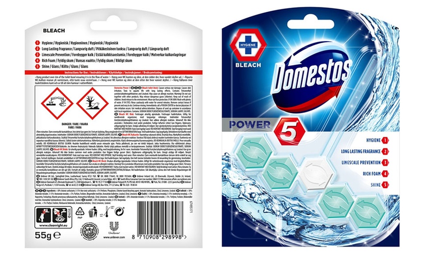 Image 3: 9 or 18 Domestos Power 5 Rim Blocks