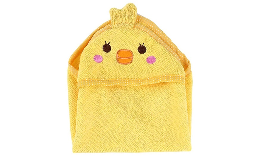 Image 16: Cartoon Hooded Towel for Pets