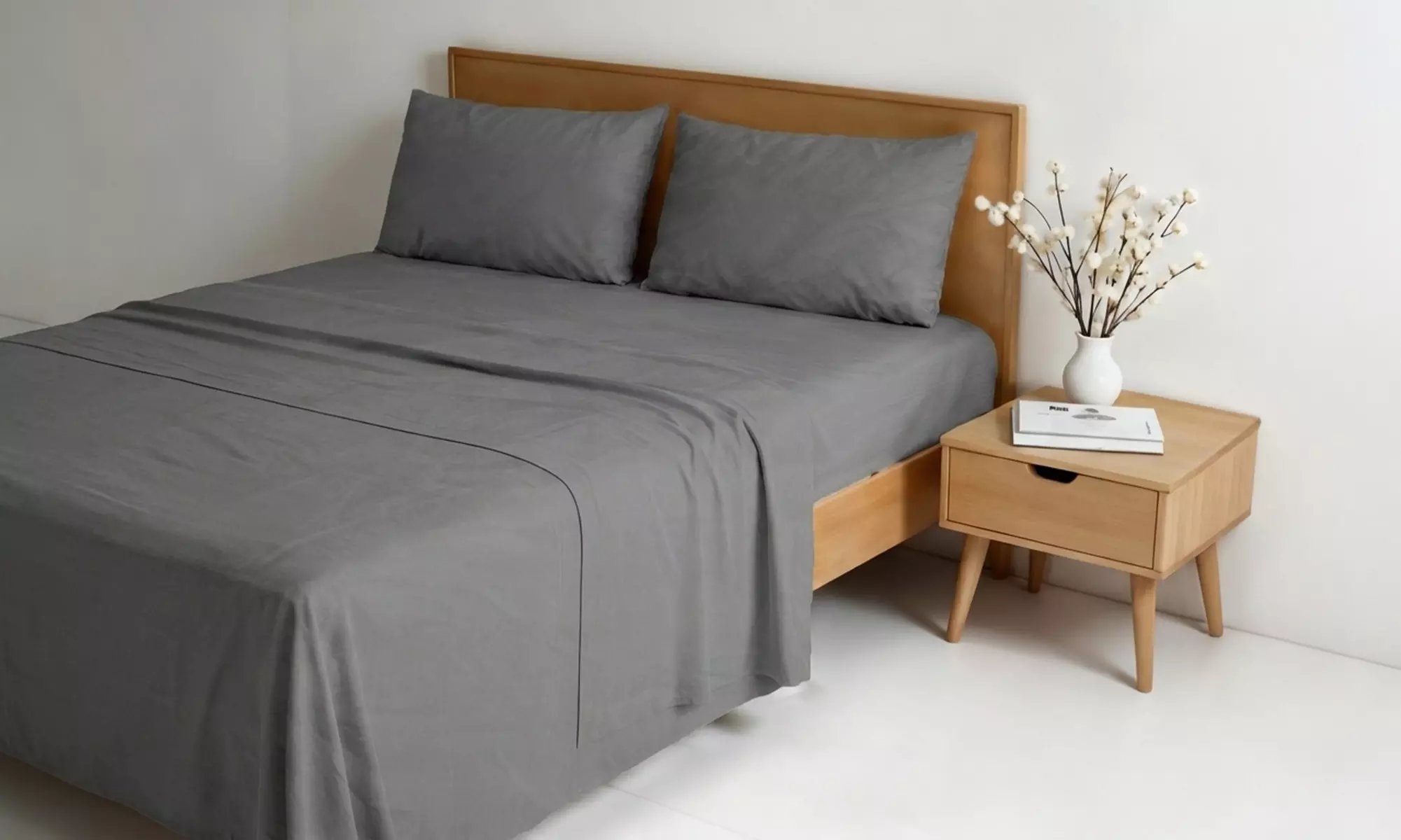 'Water Washed' beddengoedset voor tweepersoonsbed