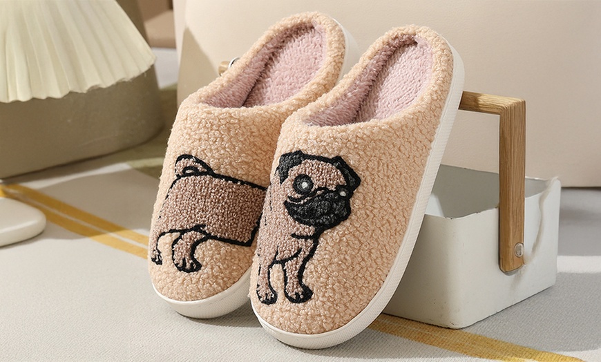 Image 15: Pet-Themed Holiday Slippers