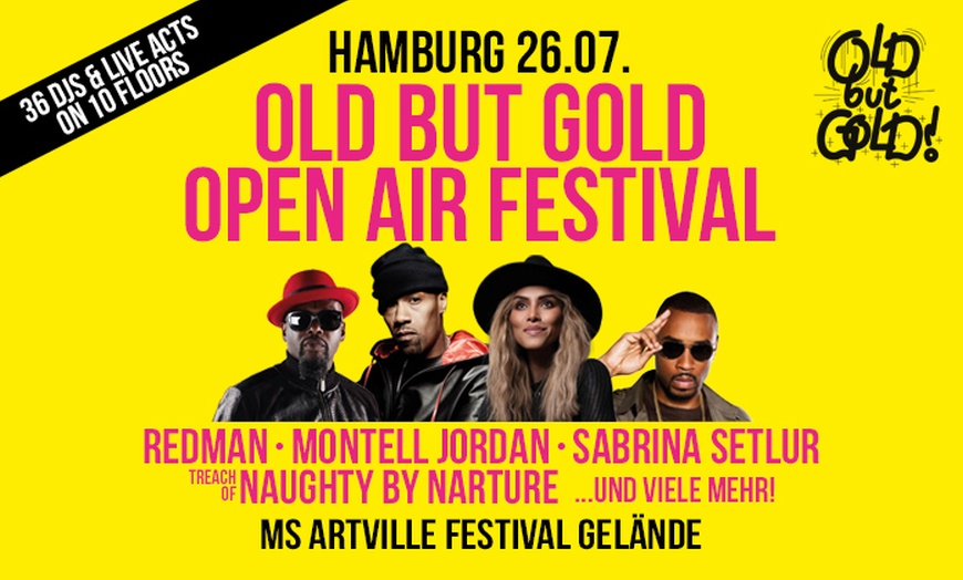 Image 16: Ticket für das "Old but Gold Festival" in München, Frankfurt & Hamburg