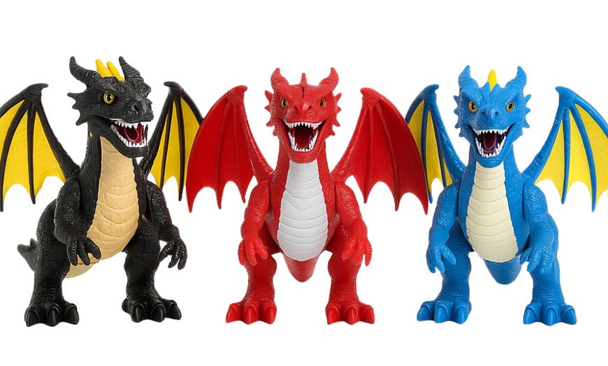 Image 2: Drago colorato 35 cm interattivo