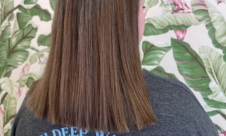 Image 3: Customized Women's Haircut & Styling Experience with Deep Conditioning