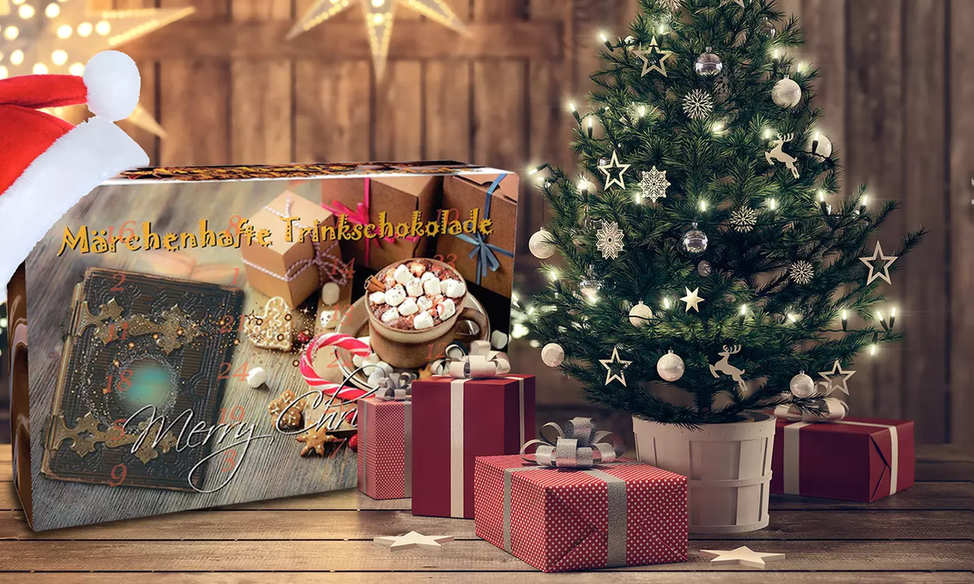 Trinkschokolade Adventskalender in zwei verschiedenen Designs - Primary Image