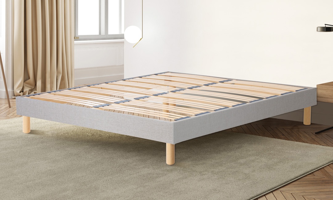 Sommier Capitole technologie tri-lattes en tissu