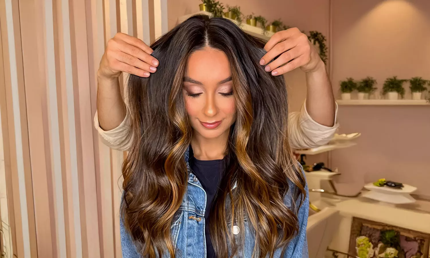 Get a Hair Wash, Conditioning Treatment & Blowdry with Optional Cut or Brazilian Keratin (Up To 66% Off) - Primary Image