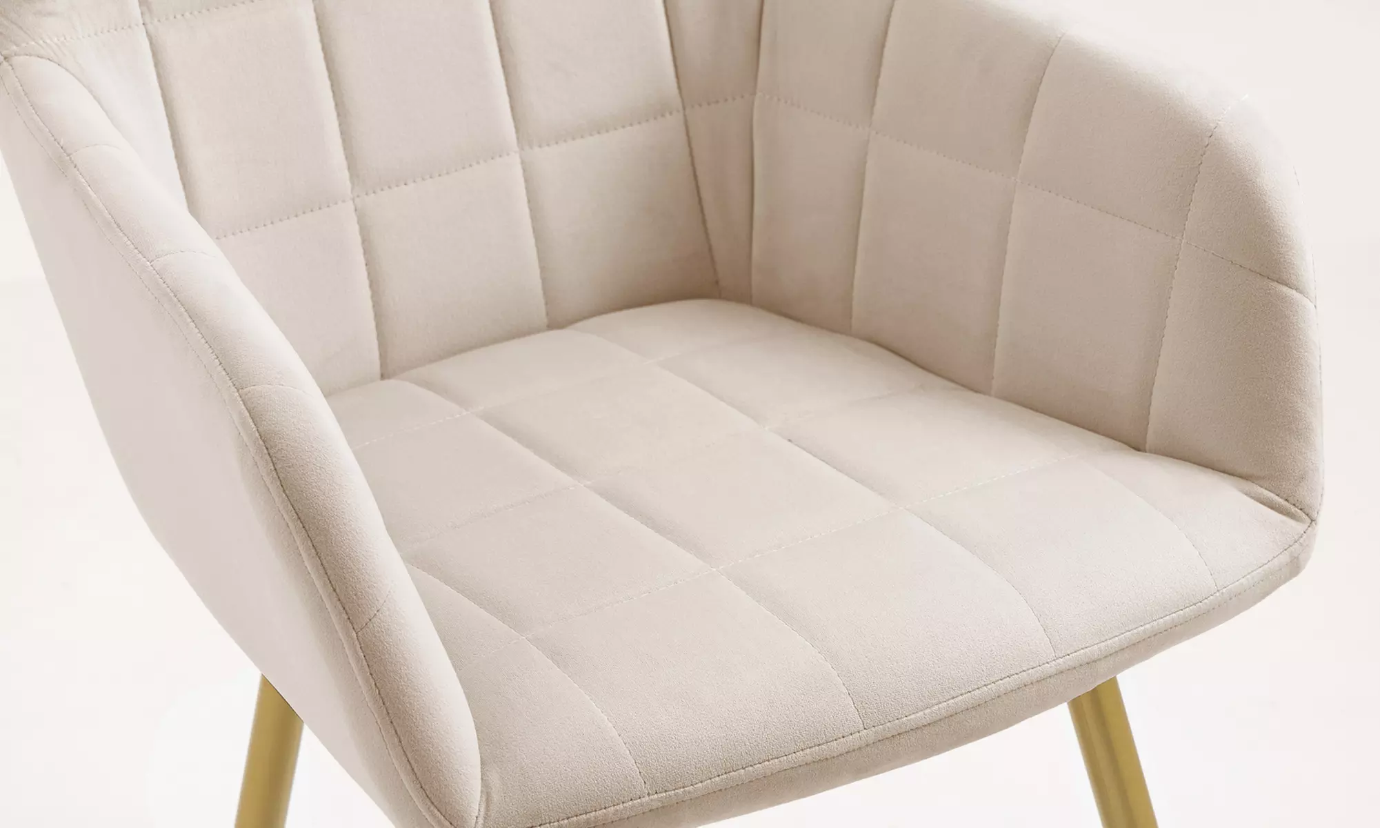 Poltroncina Odette in velluto con braccioli