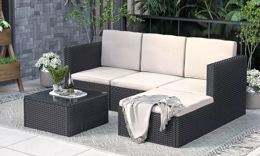 Image 1: Conjunto de muebles de exterior