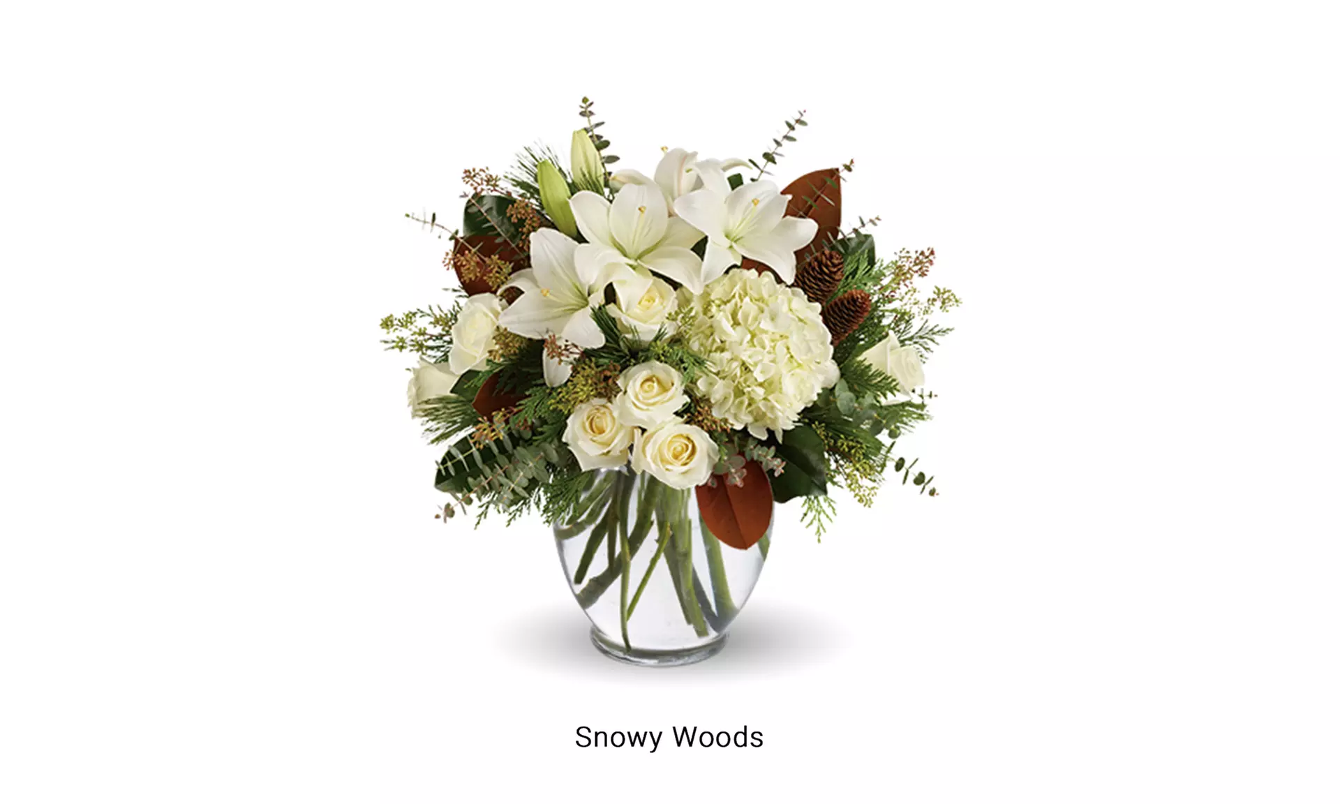 Winter Flower Arrangements from Blooms Today with Vase and Flower Delivery Included (Up To 25% Off)