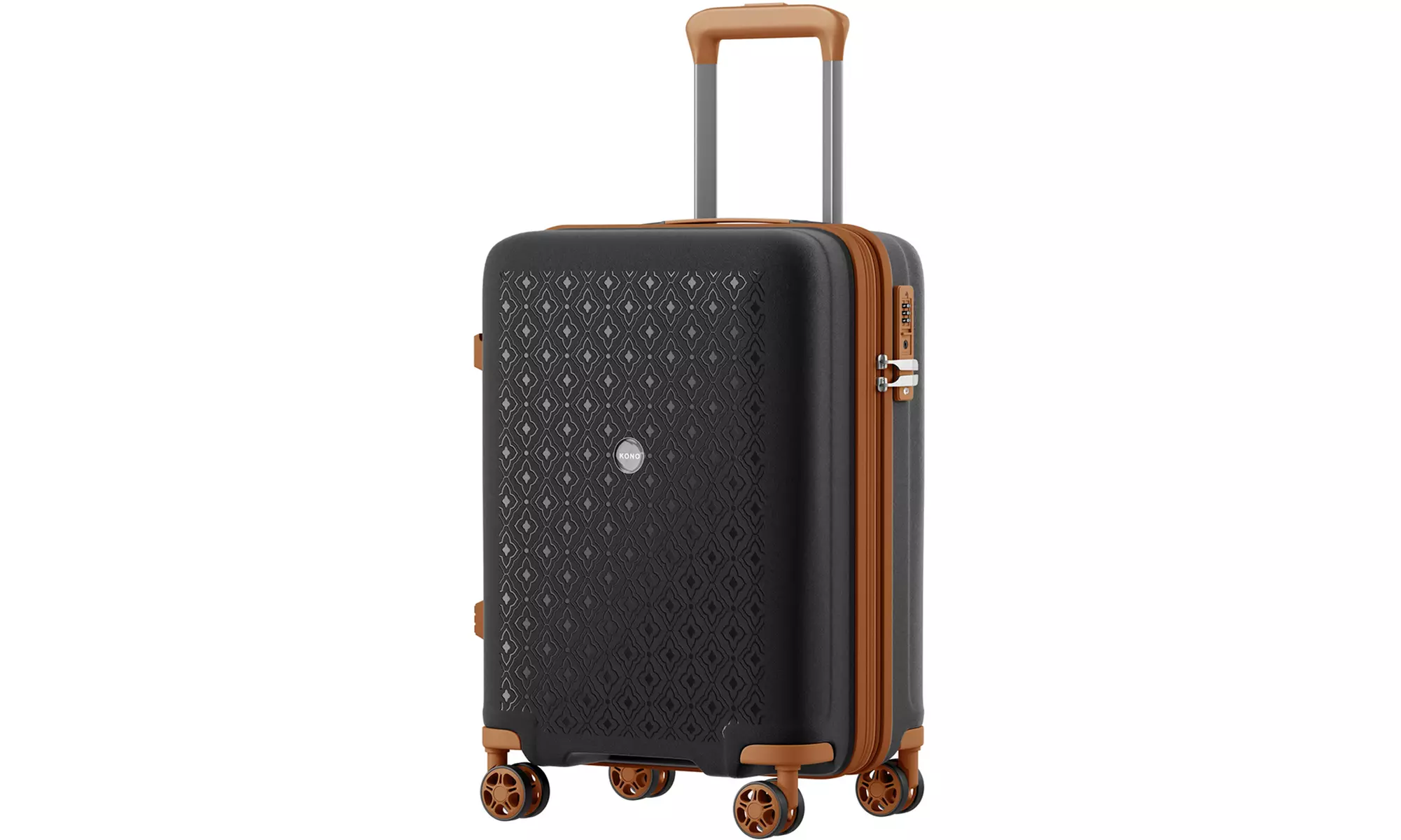 1 of 3 Kono koffers met TSA slot en bekerhouder