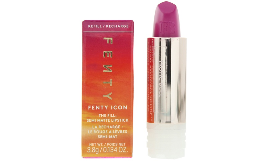 Image 3: Fenty Beauty Icon The Fill Semi-Matte Refillable Lipstick 3.8g