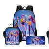 Image 1: KPop Demon Hunters Inspired Backpack Set 
