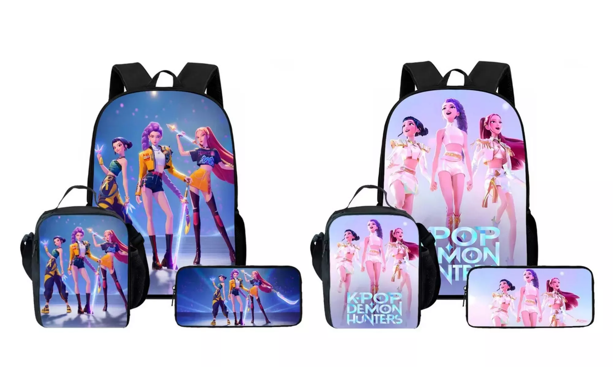 KPop Demon Hunters Inspired Backpack Set