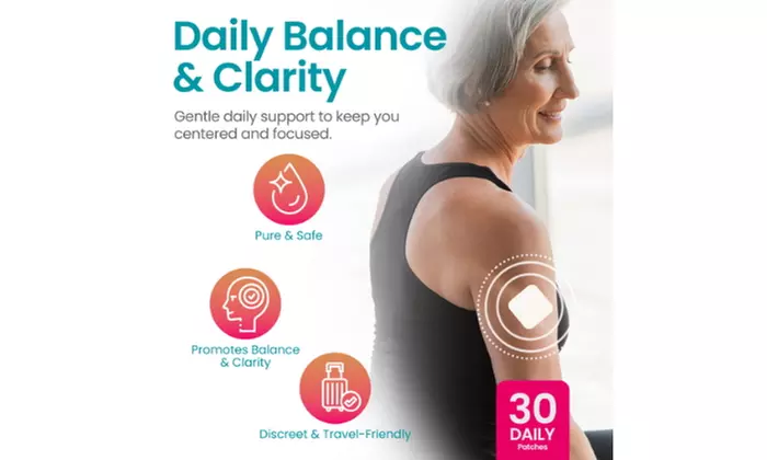 One Month Supply of Menopause Patches with Consultation