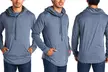 Men's Lightweight Cowl Neck Hoodies - Second Medium