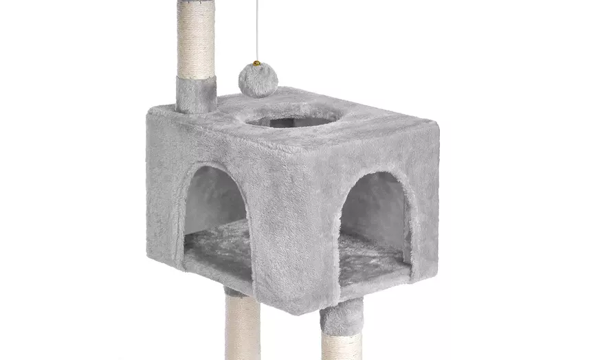 Image 22: Meerlaagse grijze kattenboom