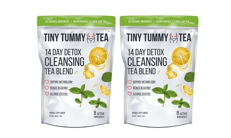 Tiny Tummy Tea Detox Cleansing Tea Blend (1- 2- 3- or 4- Pack) 1-Pack