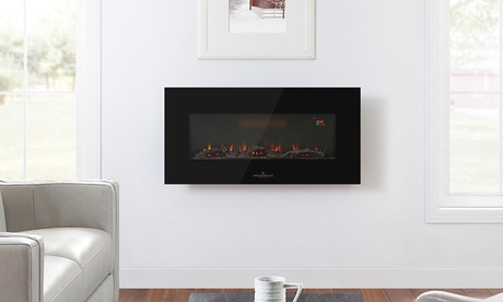 Camino elettrico Washington MaisonRouge con effetto fiamma realistico