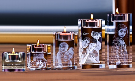 1x- Custom Crystal Candle Holder - Justyling