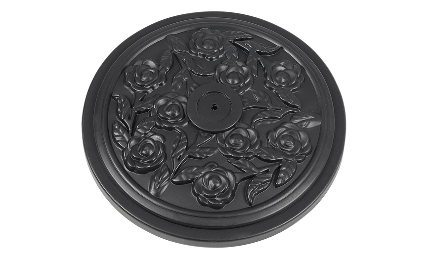 Image 14: Outdoor Large 3M Rotating Parasol with Multiple Base 