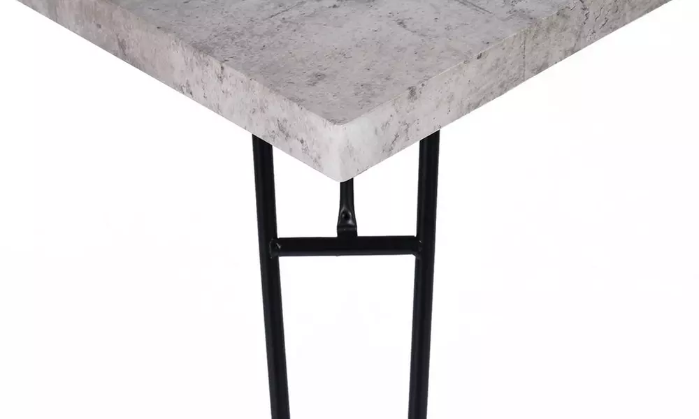 Table à manger avec jambes en métal - Second Medium