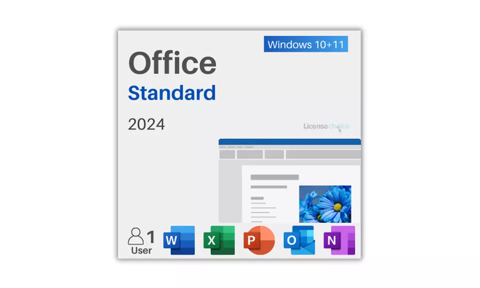 Microsoft Office 2024 Standard, licence à vie, 1 PC