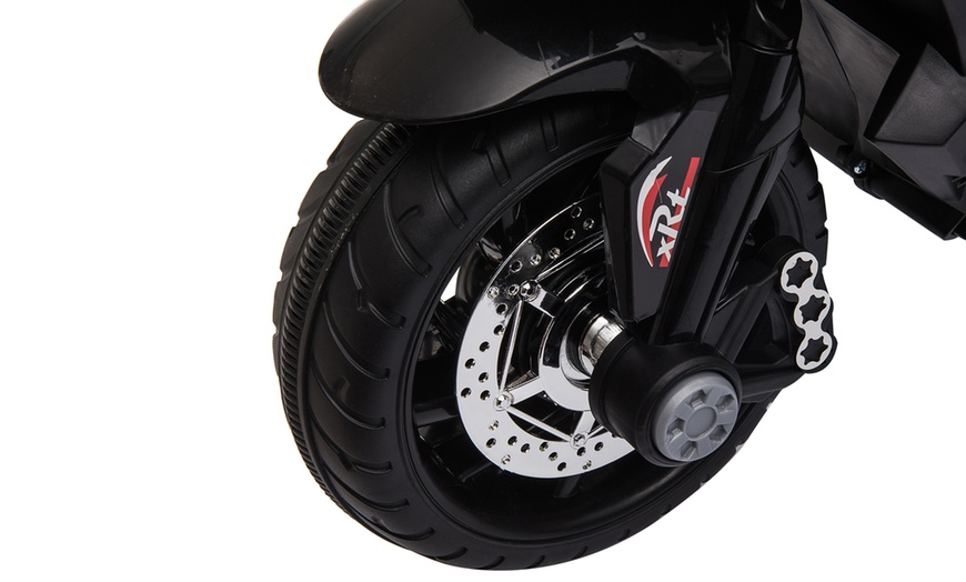 Image 6: HomCom Kids Electric Motorcycle Ride-On Toy