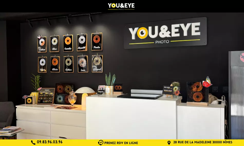 Vos yeux, une œuvre d'art : capturez l'essence de votre iris