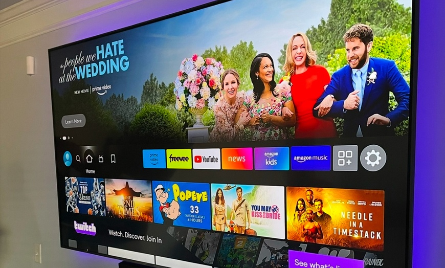 Image 8: TV Mounting for Up to 65'' or 85" w/ or w/o Wires Concealed In Wall 