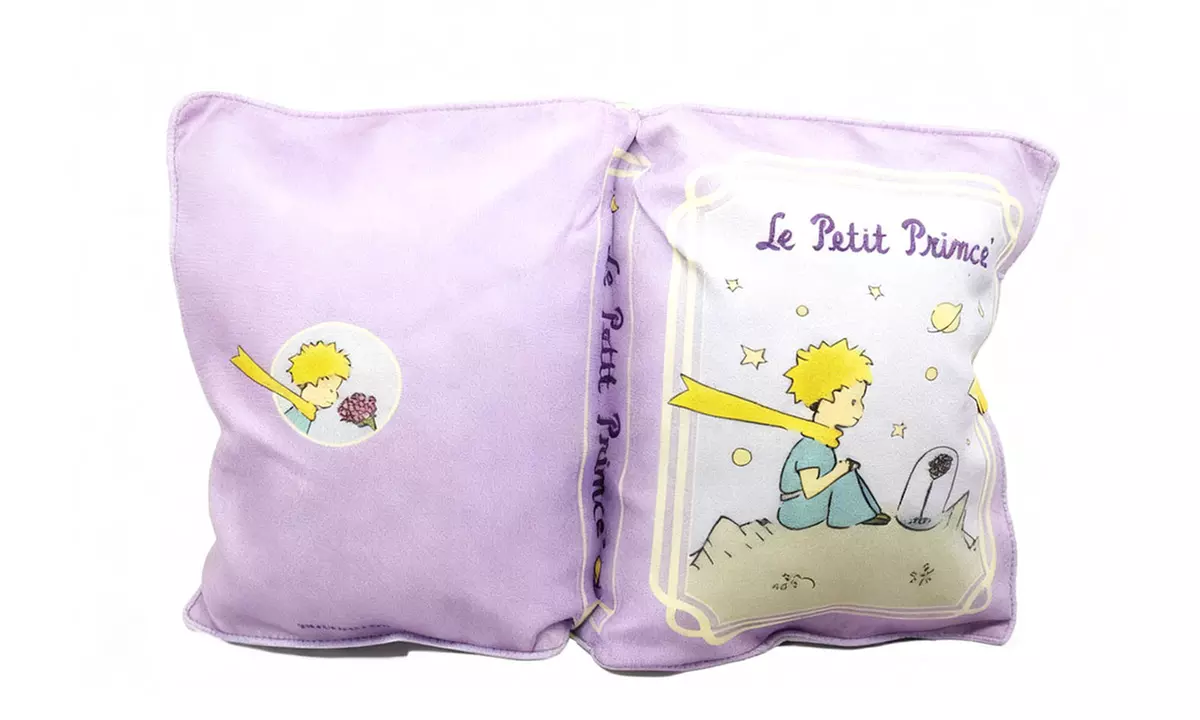 Cartoon Inspired Book Shaped Pillow Cushion