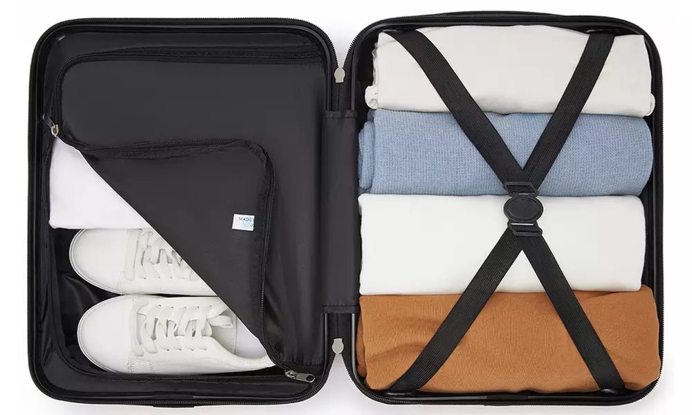 Valise cabine 15'' avec roulettes 360° amovibles Kono