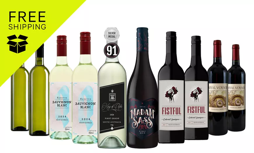 Image 1: Backyard Wine Tasting: 10 Bottles or Summer Wine Mix: 12 Bottles 