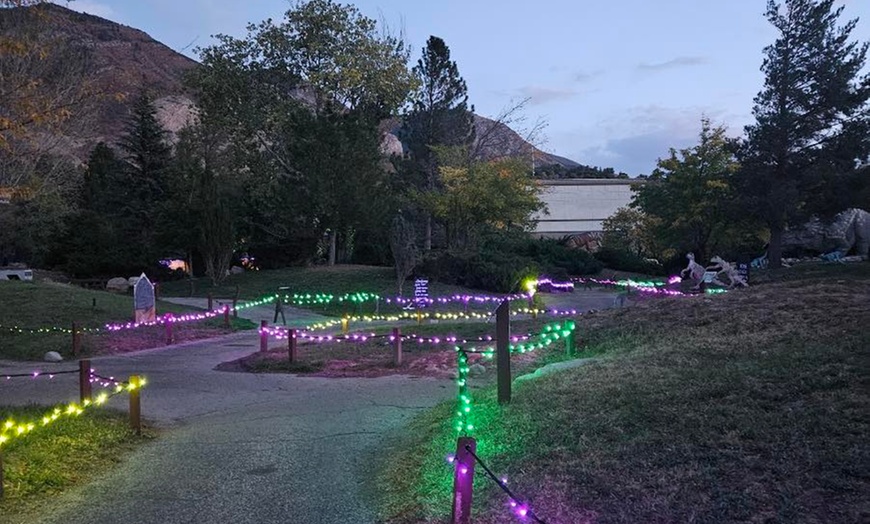 Image 6: Admission to the Annual Dinos in the Dark Halloween Event; For All Age