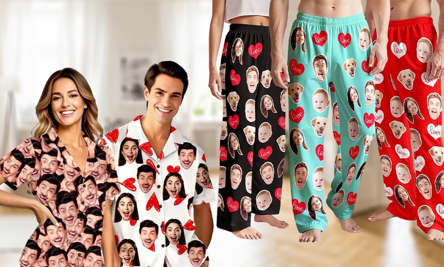 Image 8: Demi-ensemble ou ensemble de pyjama personnalisé