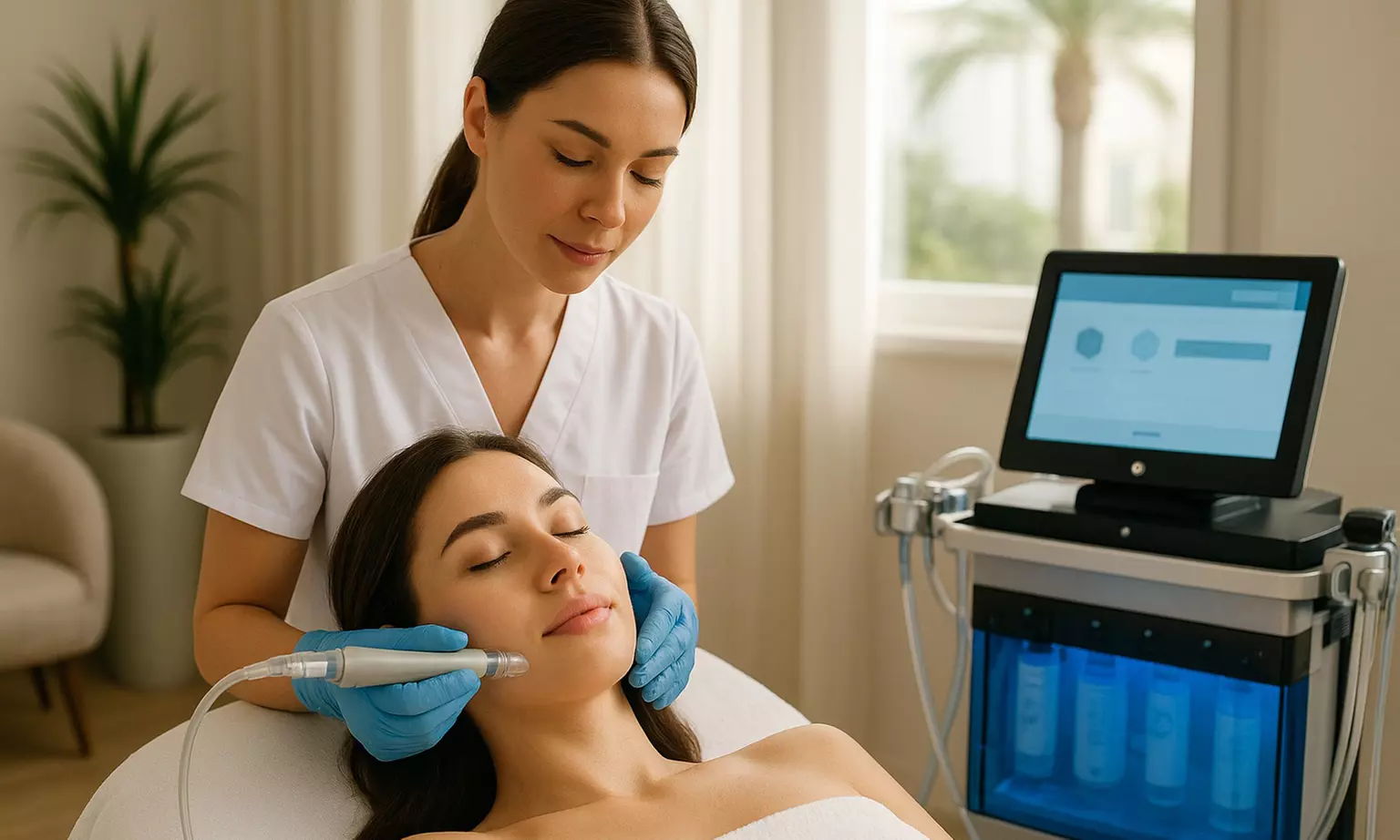 Revitalize with One or Two HydraFacials with Face and Neck Rub at SlimmThicc Aesthetics Spa (Up to 59% Off) - Primary Image