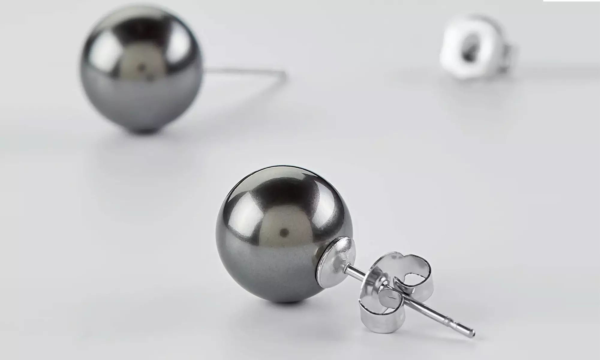 Boucles d'oreilles en argent avec cristaux autrichiens