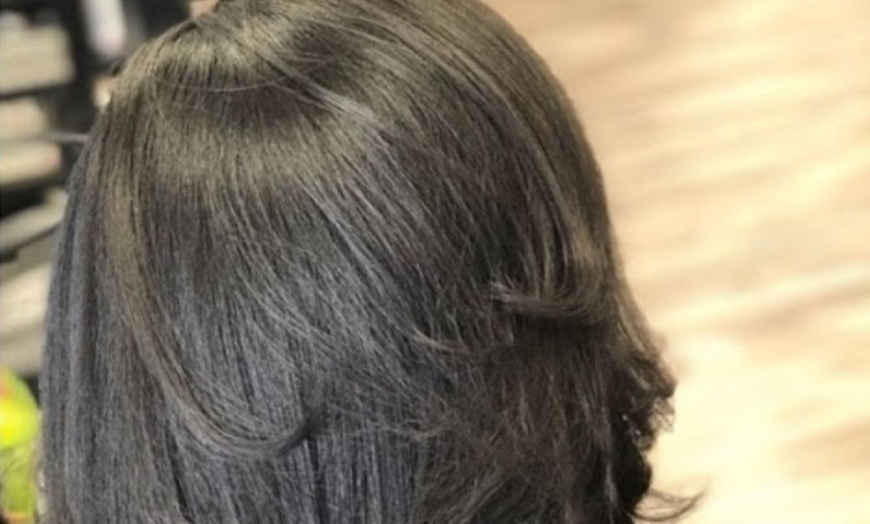 Image 2: 60-Min Wash & Blowout, Shampoo & Style, or 90-Min Silk Press Package 