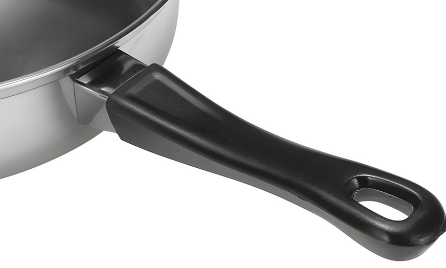 Image 9: 12-teiliger Edelstahl-Kochgeschirr-Set inkl. Glasdeckeln